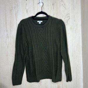 olive green croft & barrow sweater